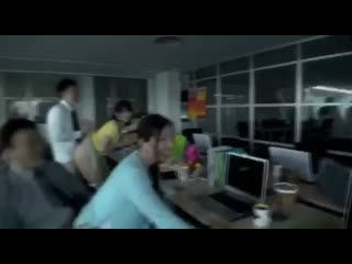 office orgy at a corporate party))