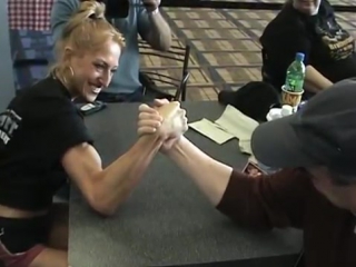 kelly vs tom mixed armwrestling